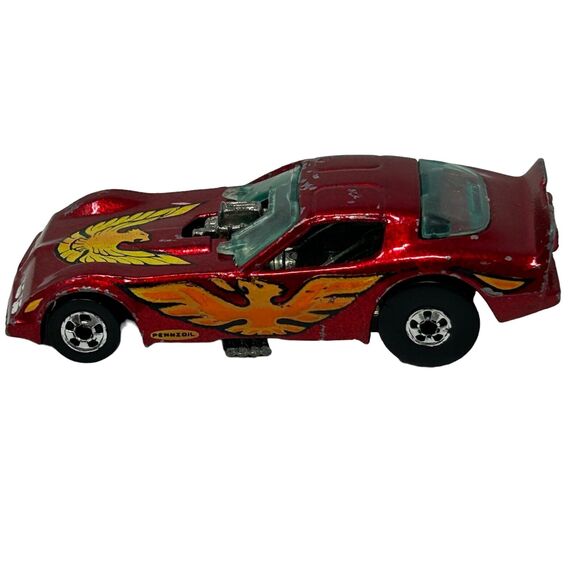 Pontiac Firebird Hot Wheels Funny Car Diecast Car Trans Am Red Vintage Vehicle - Picture 4 of 9
